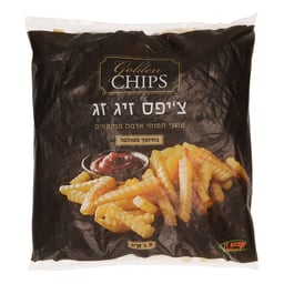 גולדן צ'יפס | 1.5 ק"ג צ'יפס זיג זג קפוא product image